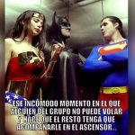 superheroes ascensor